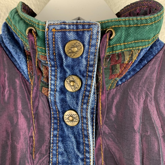 Vintage Denim Aztec Jacket NOT FOR SALE - Picture 5 of 14